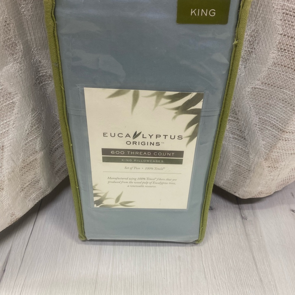 King Pillowcases - Soft Blue